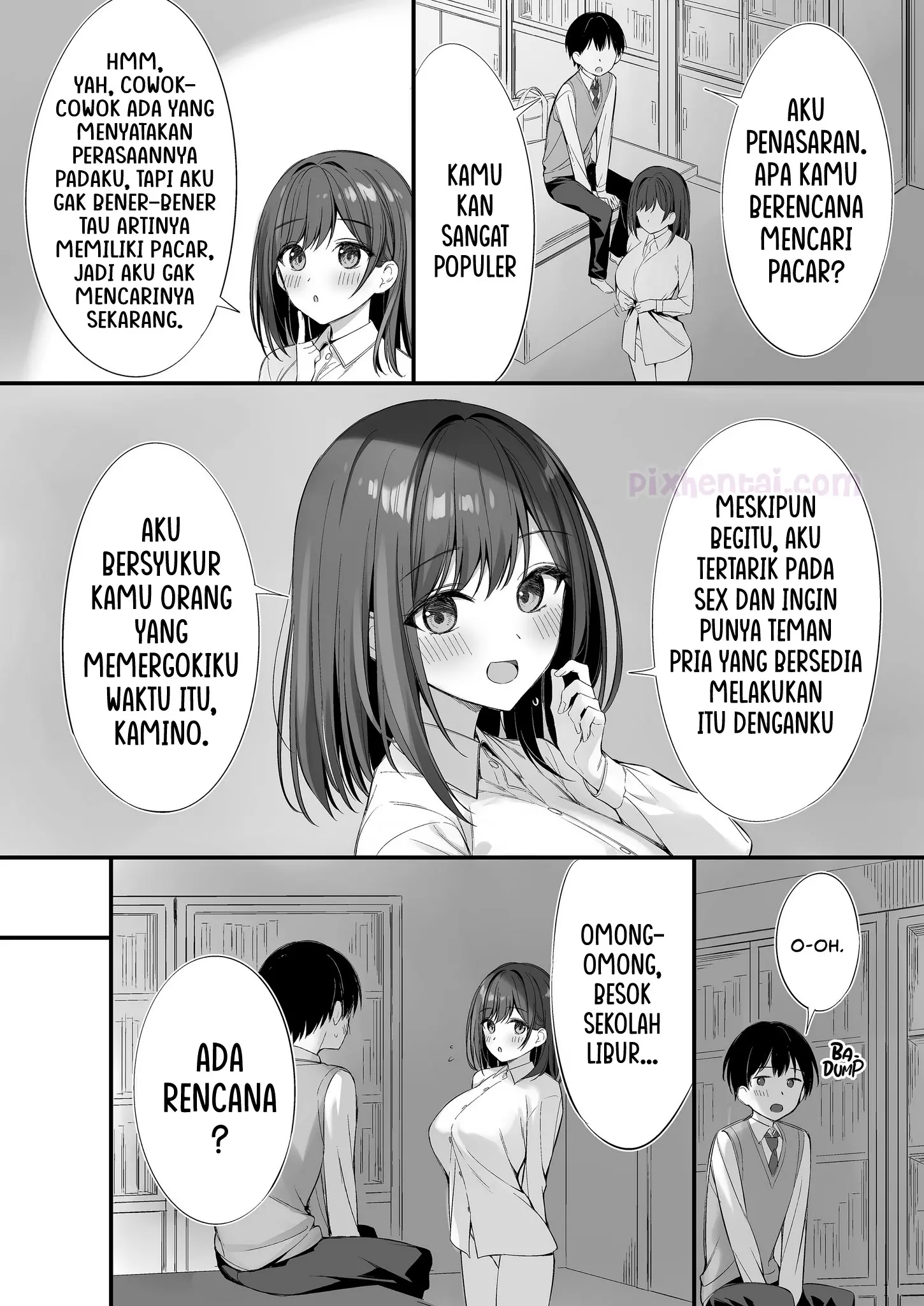 Komik hentai xxx manga sex bokep Class no Seiso na Iinchou to Yaritomo ni Natta Hanashi 32